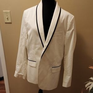 Express Cream Blazer with Black Trim